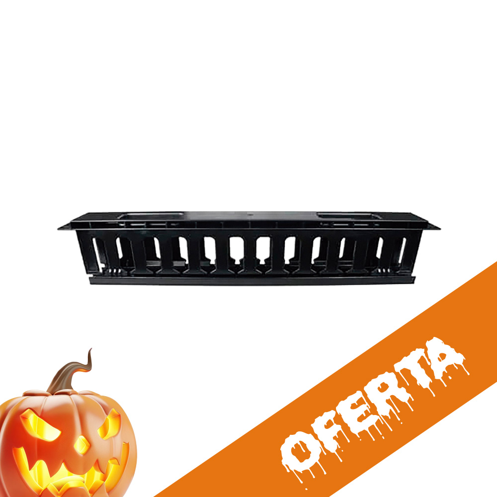 Organizador de Cables Metálico para Rack 1U Procom