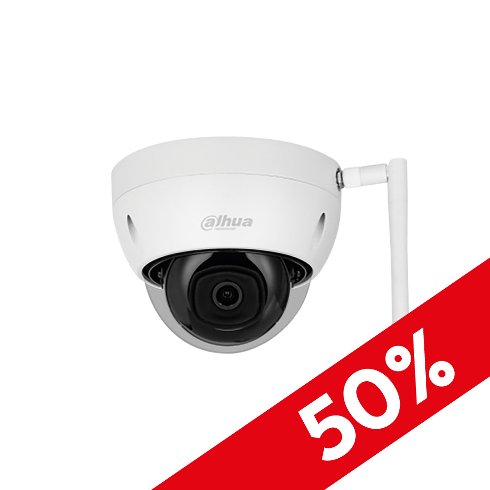 Cámara Domo Wi-Fi Visión Nocturna 2 MP Antivandálica Dahua