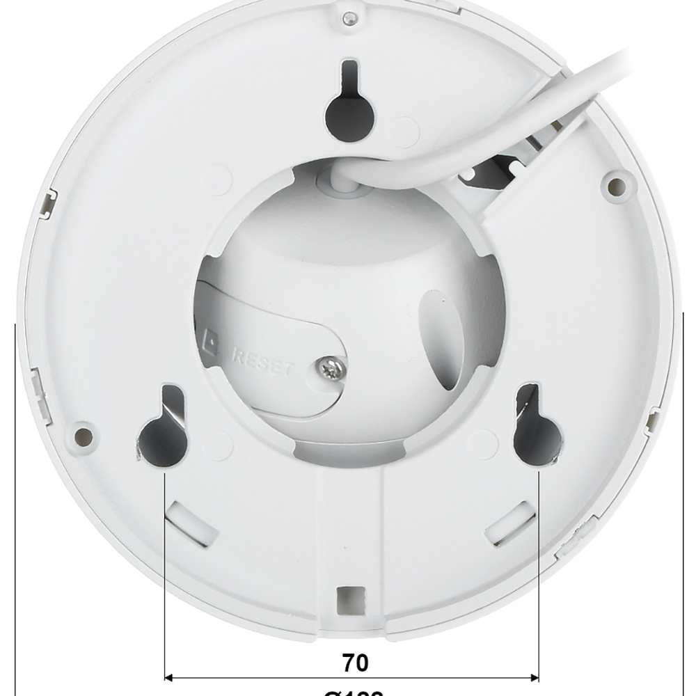 Cámara Domo Ip 2Mp 2.8Mm Visión Nocturna Full Color LED Plastico Dahua - Imagen 4