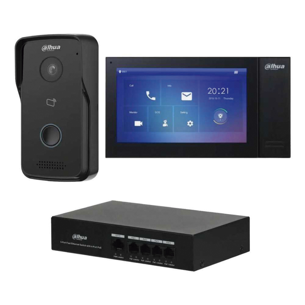 Kit Video Portero Villa IP PoE Visión Nocturna Dahua - Imagen 2