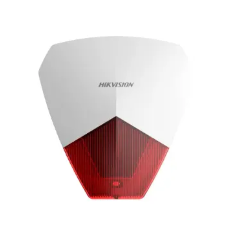 Sirena cableada roja para Axpro hibrido Hikvision