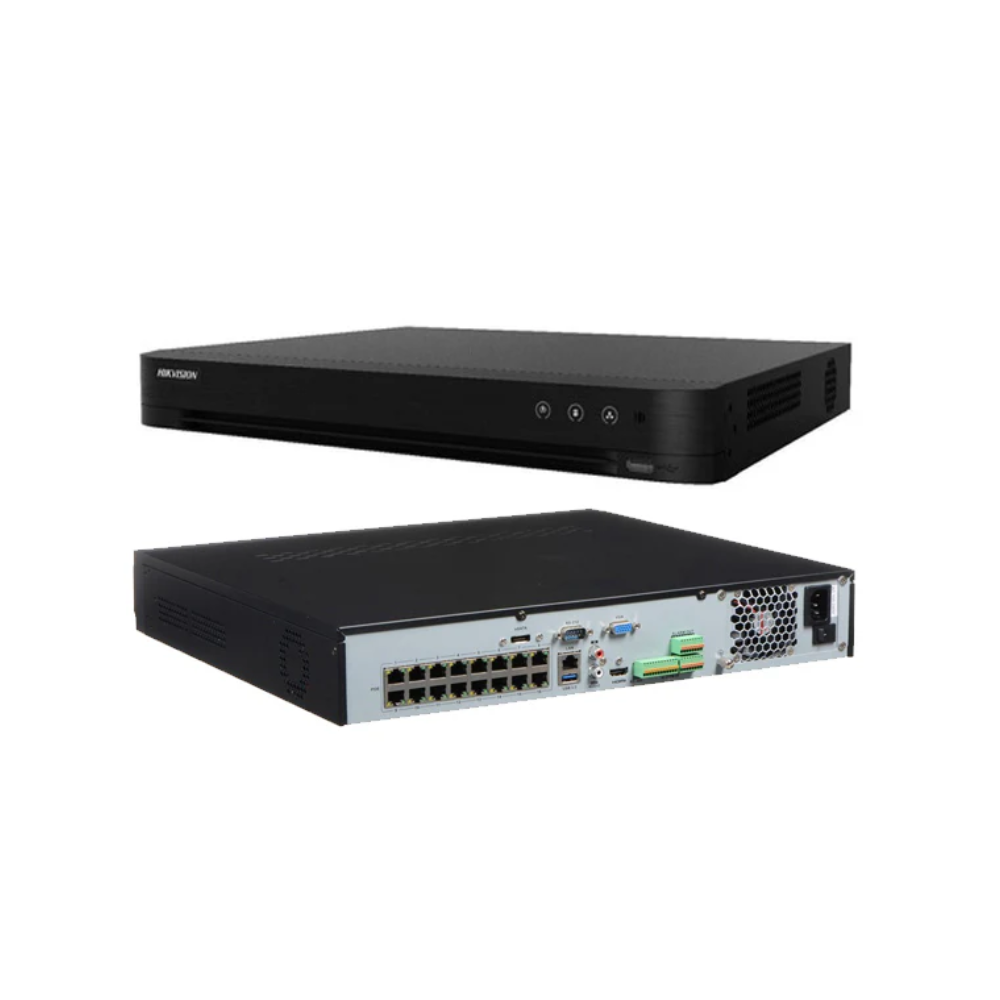 NVR  NVR 16CH POE 250mbps H265/H264+/H265 4HDD (no incl) Hikvision