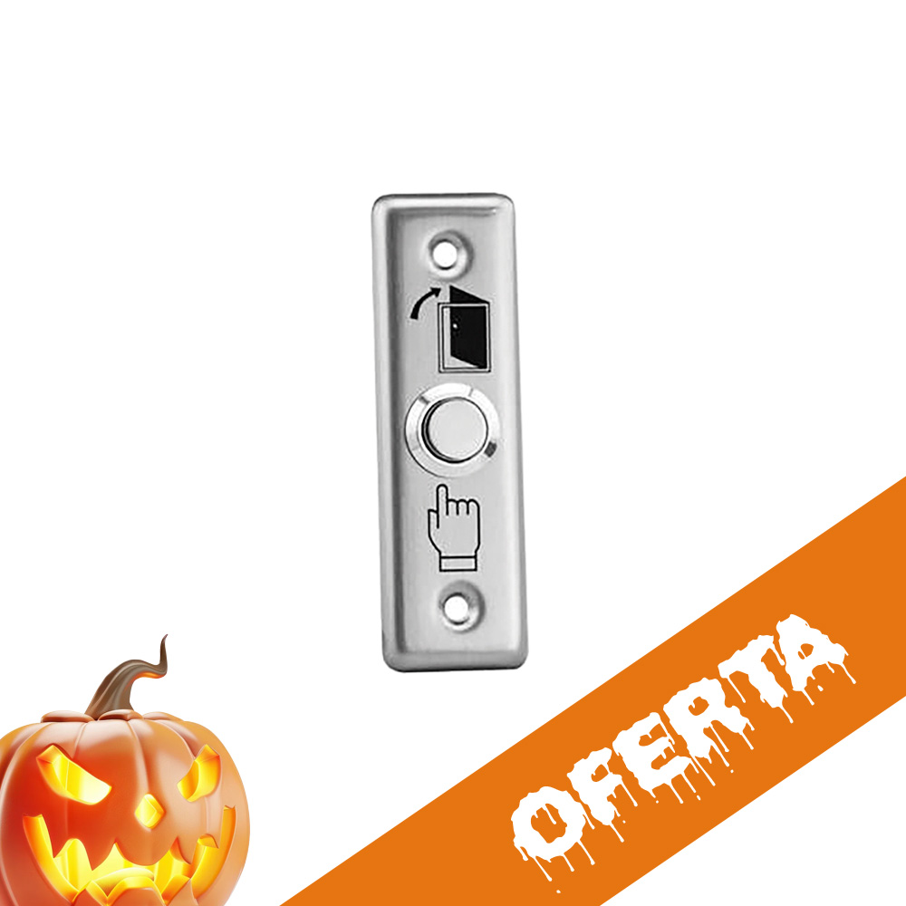 Botón Salida Liberación de Puerta de Empuje Acero Inoxidable Procom