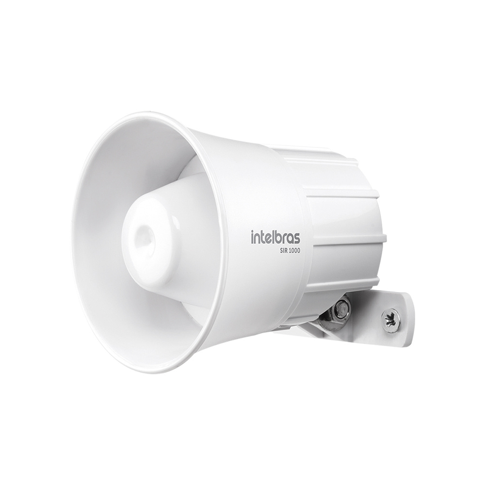 Sirena cableada 105 dB 12V  Blanca Intelbras