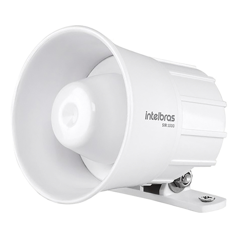 Sirena cableada 105 dB 12V Blanca Intelbras - Imagen 2