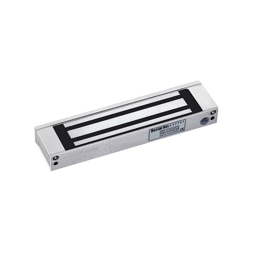 Retenedor de puerta electromagnético 500Kg timer Led Procom
