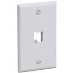 Placa frontal Panduit CFP1WH para 1 puerto color blanco