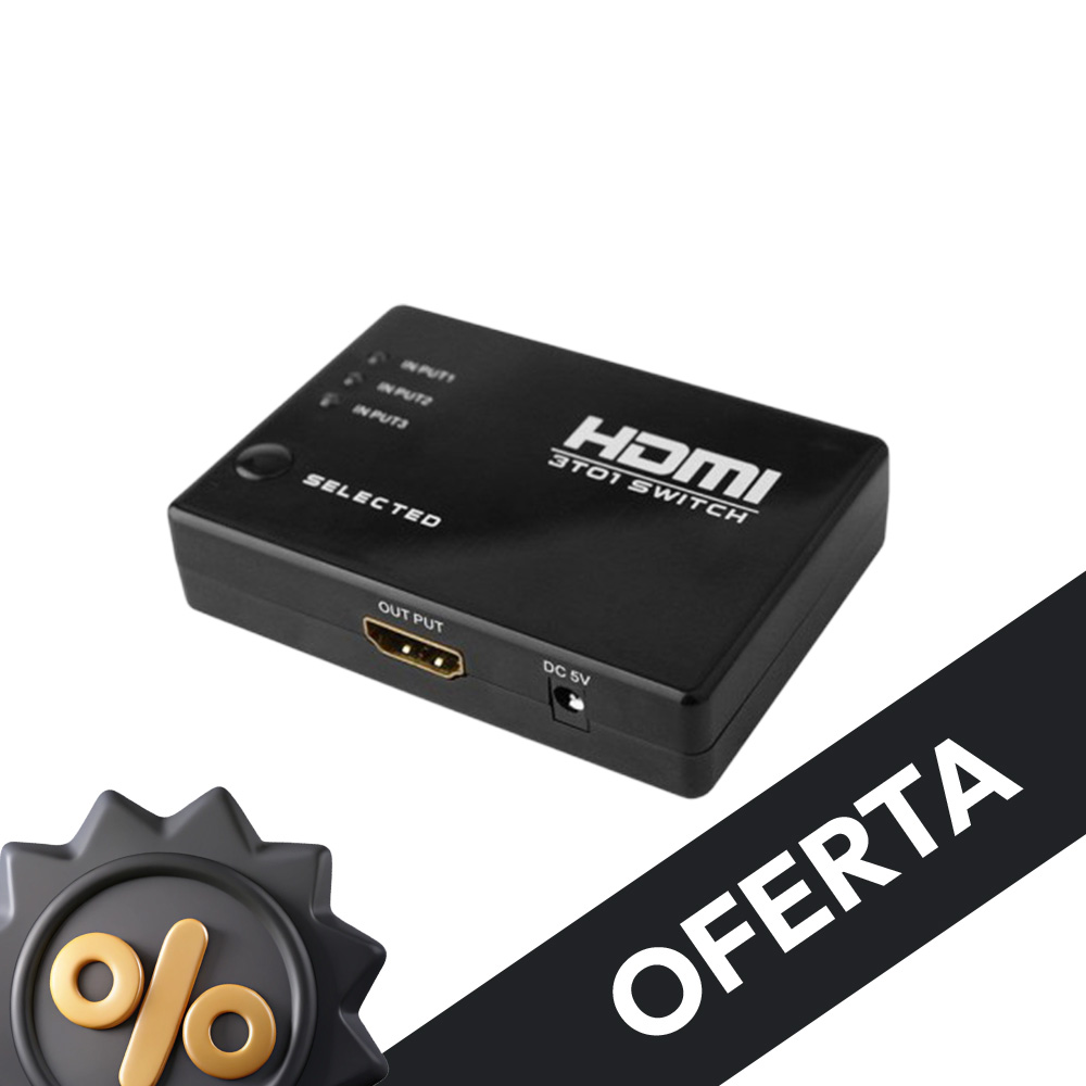 Switch HDMI 3x1 HDMI 4K Generico