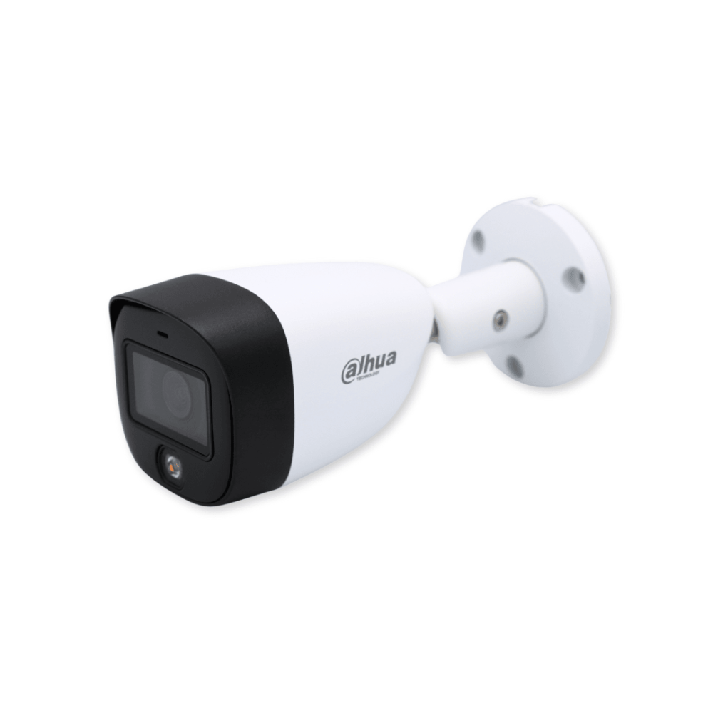 Cámara HDCVI Bullet 2MP Full Color LED 20m IP67 Lente 2.8 mm Dahua