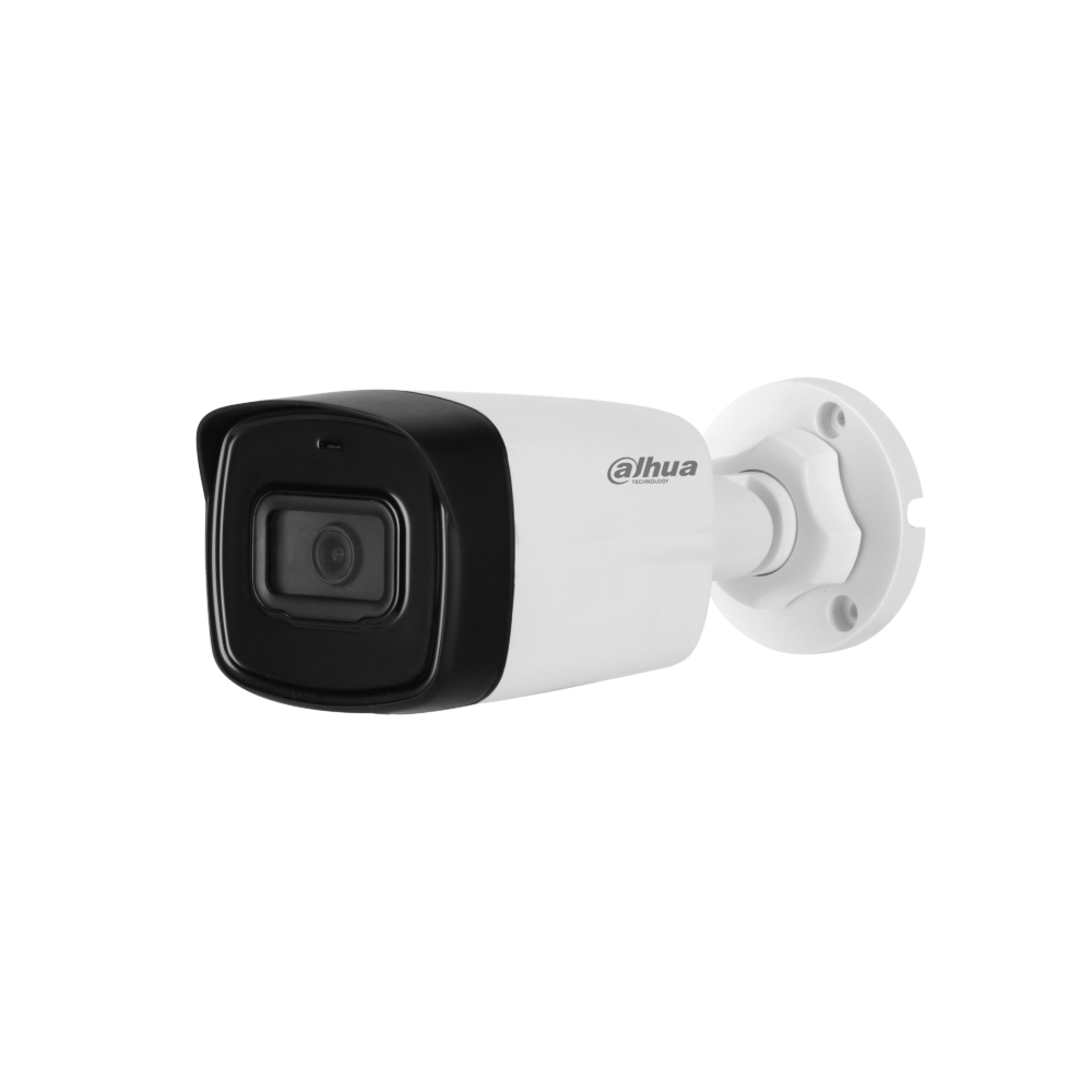 Cámara Bullet Dahua HDCVI 2MP IR80M plástica con Audio Dahua