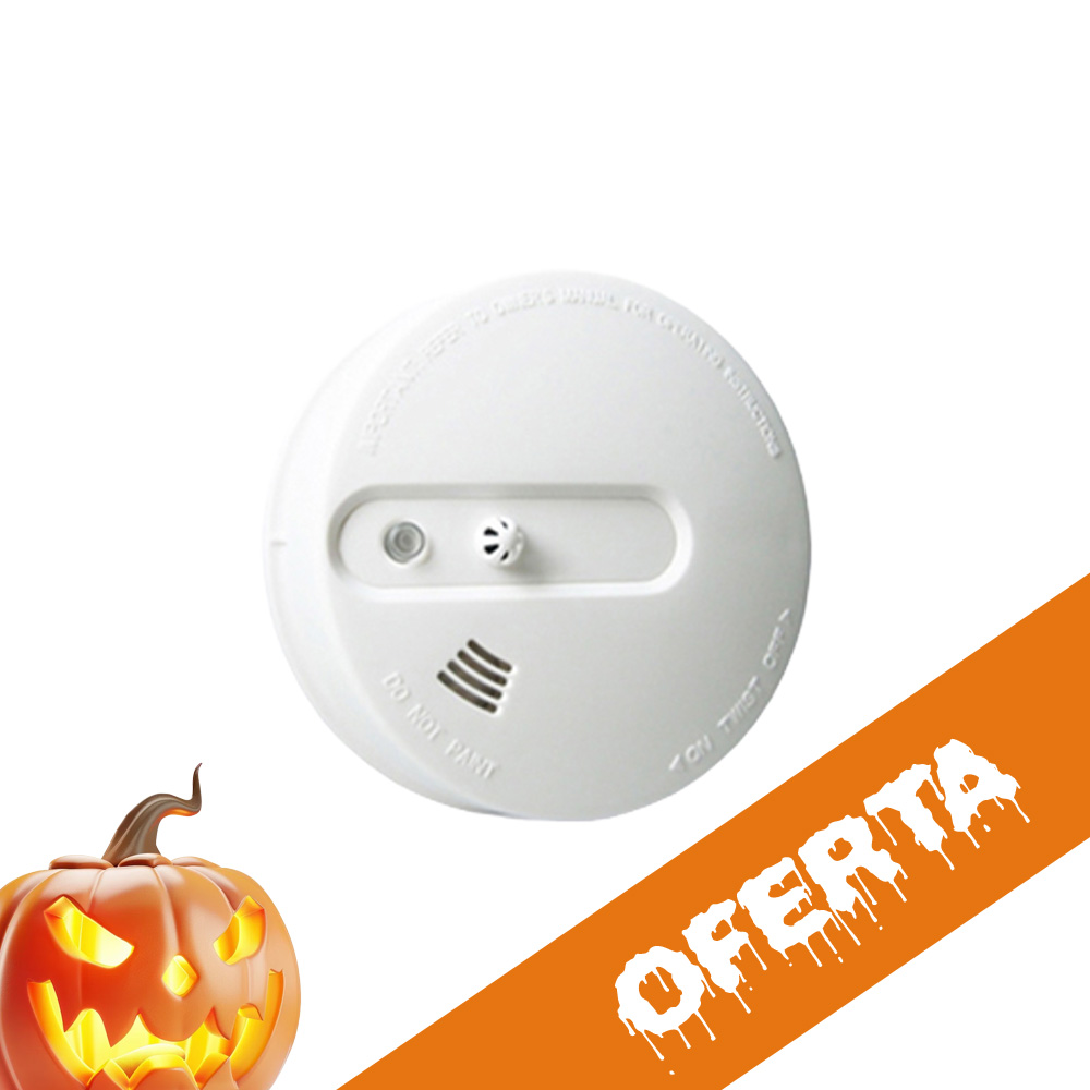 Sensor de humo y Temperatura con Sirena 85dB 3m 57ºC a 80m2 Zudsec