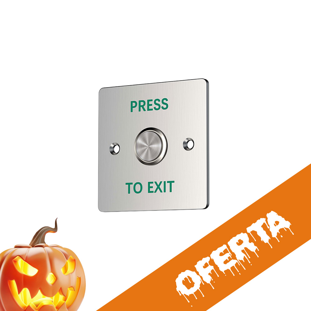 Botón de Salida de Acero Inoxidable Zudsec