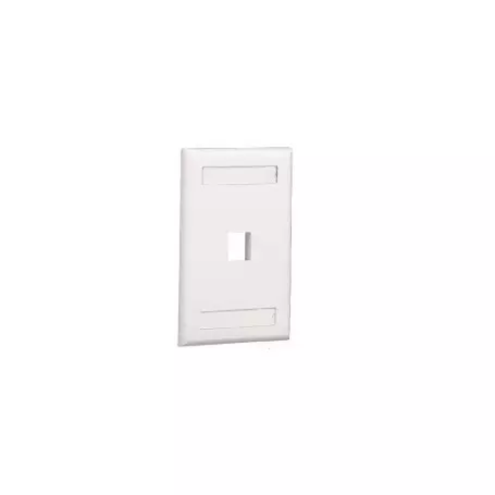Placa frontal NetKey 1 puerto blanco hueso NK1FIWY Panduit