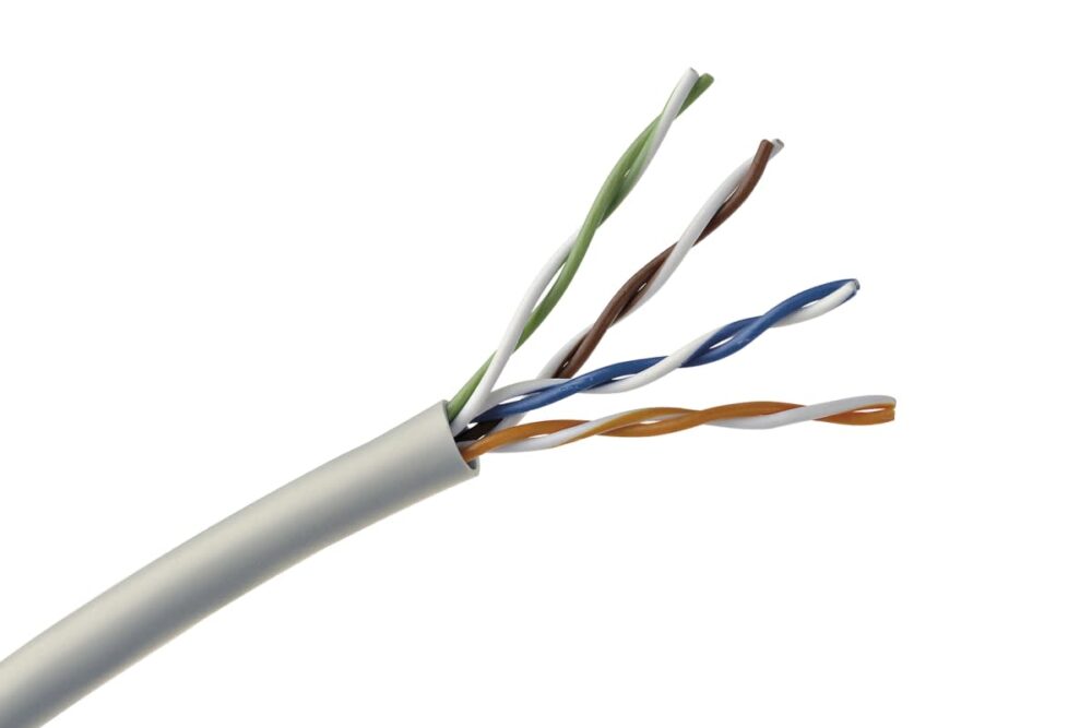 Cable FTP Categoría 6 Exterior 100% Cobre Apantallado Color Negro Generico