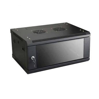 Rack Gabinete 19 4Ux600x450 con Ventilador   Desarmado