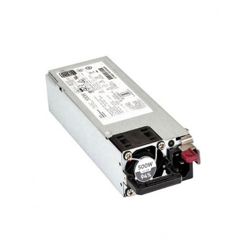 Fuente de alimentación - conectable en caliente / redundante (módulo de inserción) - Flex Slot - 80 PLUS Platinum - CA 100-240 V - 500 vatios