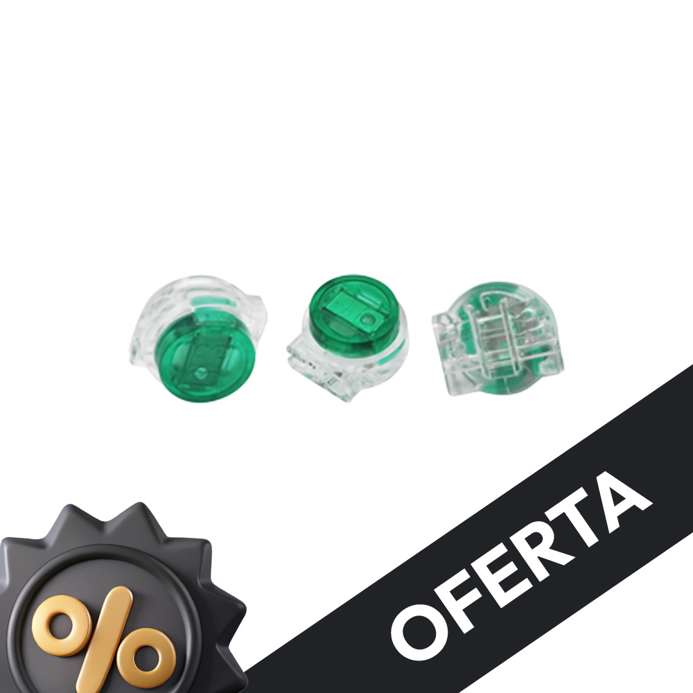 CONECTOR DE EMPALME UG VERDE PARA CABLE AWG23 CONECCION EN Y Generico