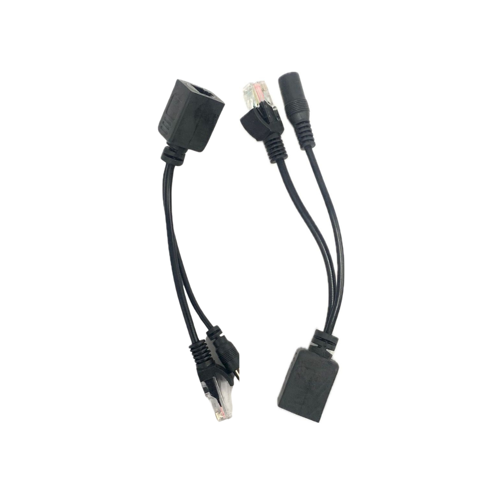 Cable adaptador alimentacion pasiva ethernet modulo fuente inyector rj45