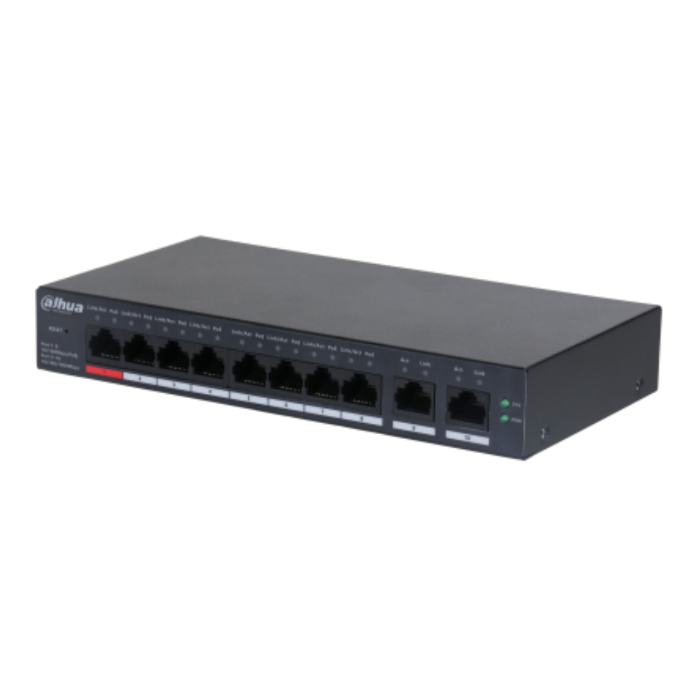 Switch Admin CloudManaged 100mb 8PoE/2UpLink DoLink app DAHUA