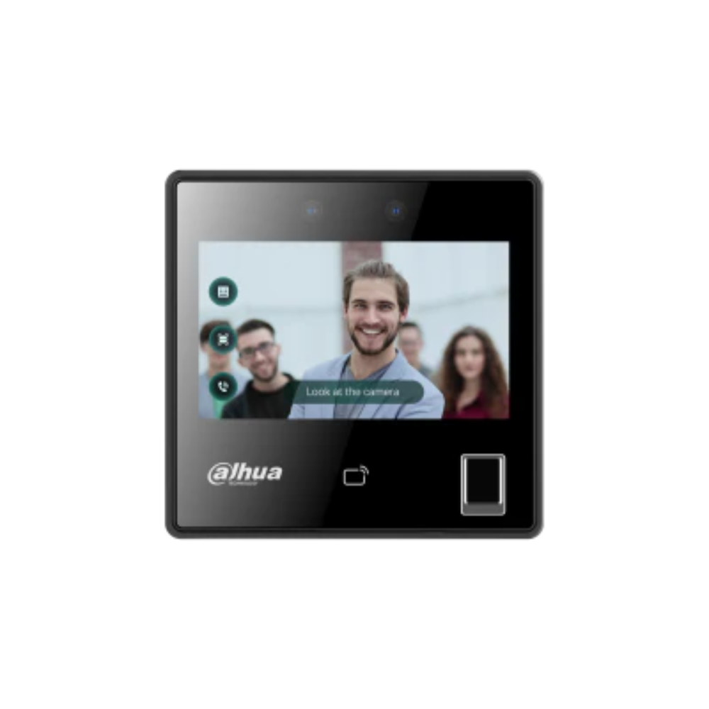 Control Acceso Standalone Facial Huella Tarjeta Dahua Pantalla 4 SIP Uso Int DAHUA