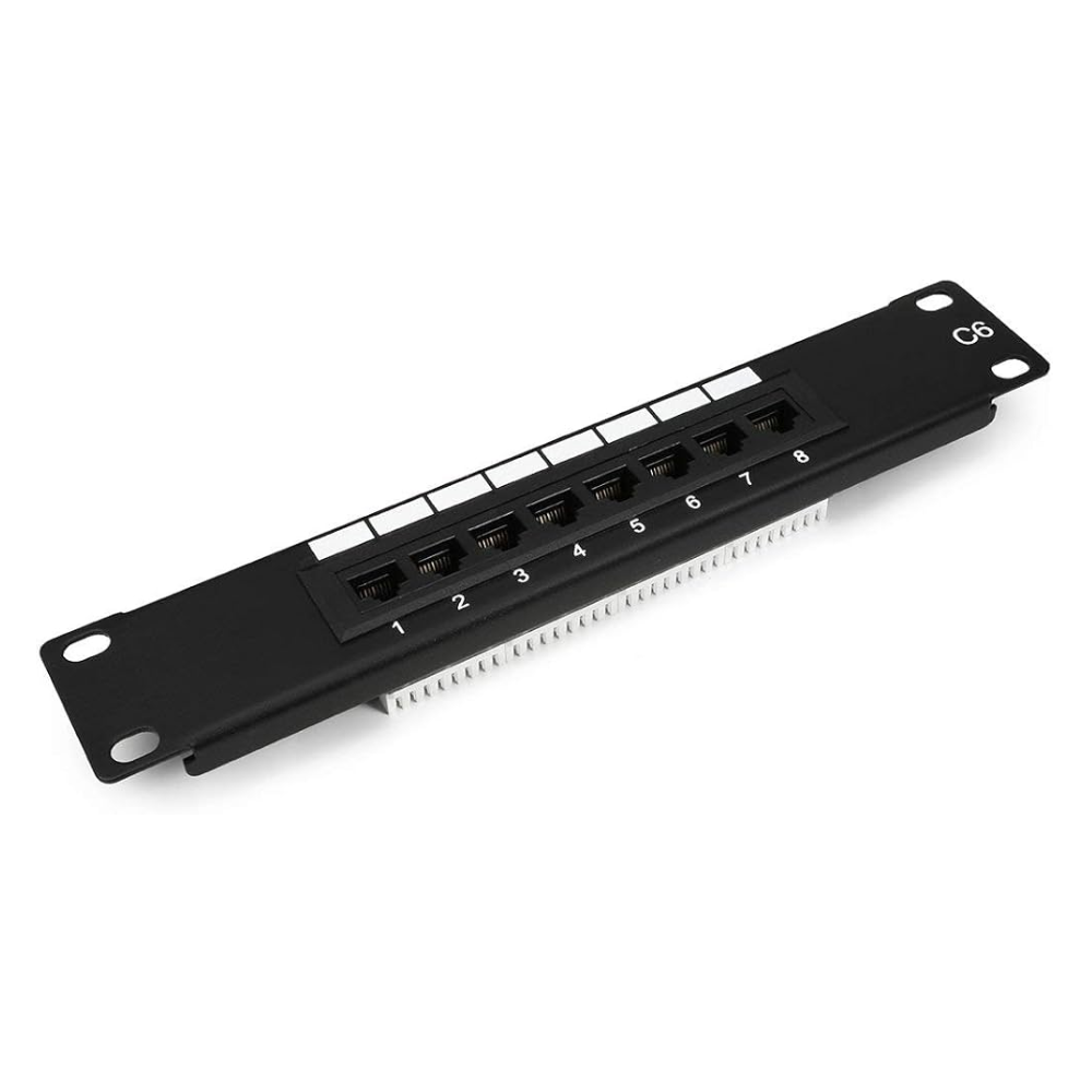 Patch Panel UTP Cat6 10 8 Puertos