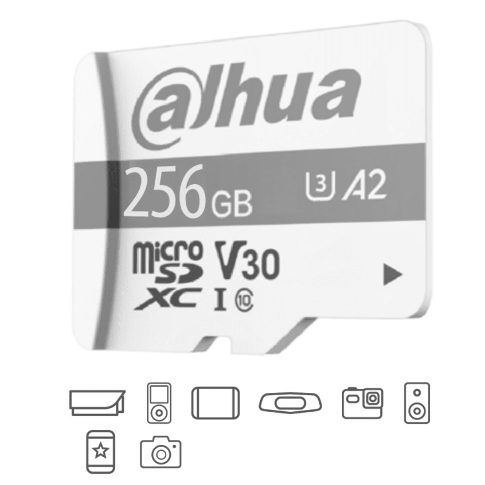 Memoria MicroSD 256GB profesional CCTV dahua