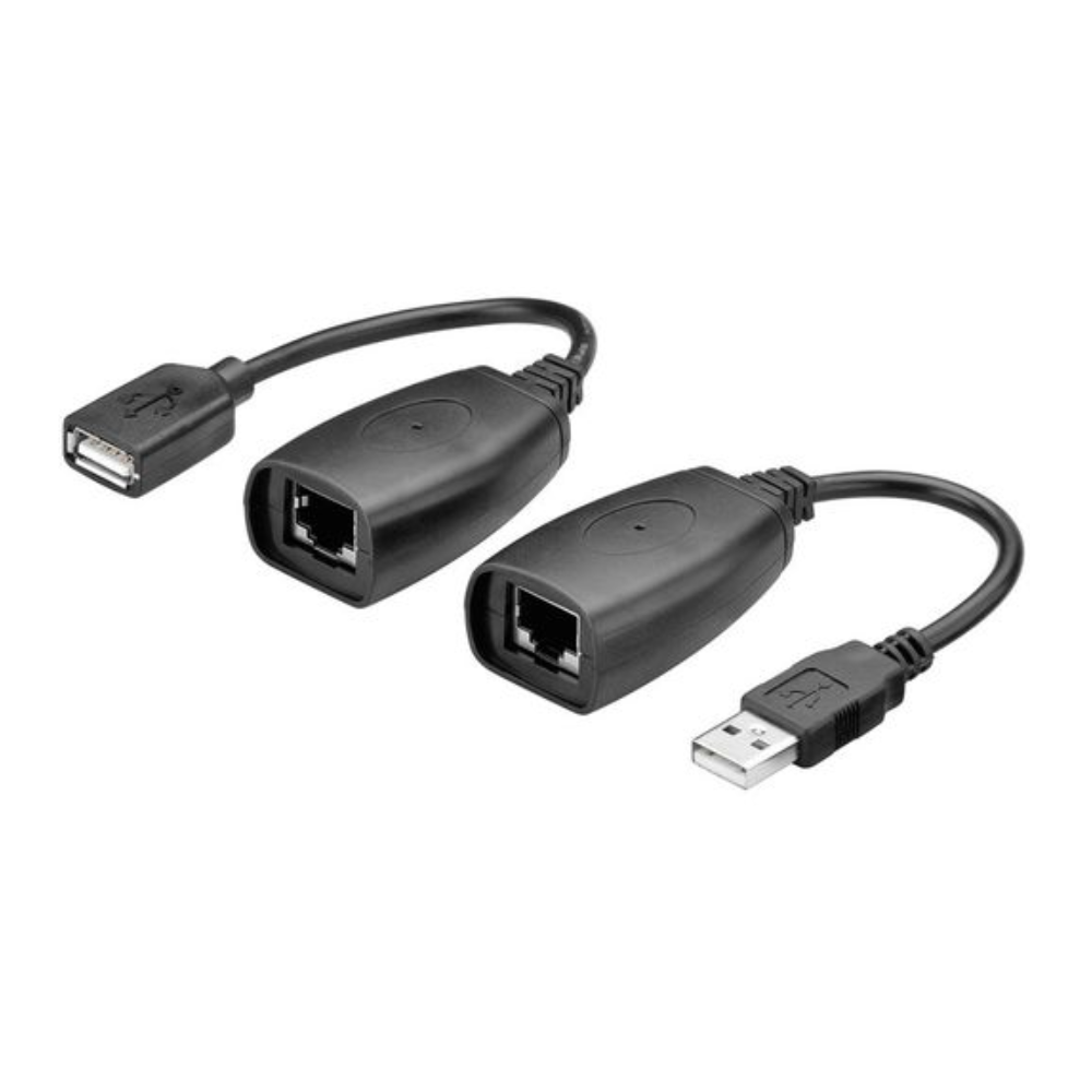 Extensor USB a Plug Jack 40mts Cable Red UTP RJ45 Ethernet Procom