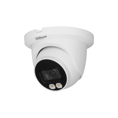 Cámara Dahua IP Domo Full Color 4MP 2.8mm LED 30M PoE Mic Int