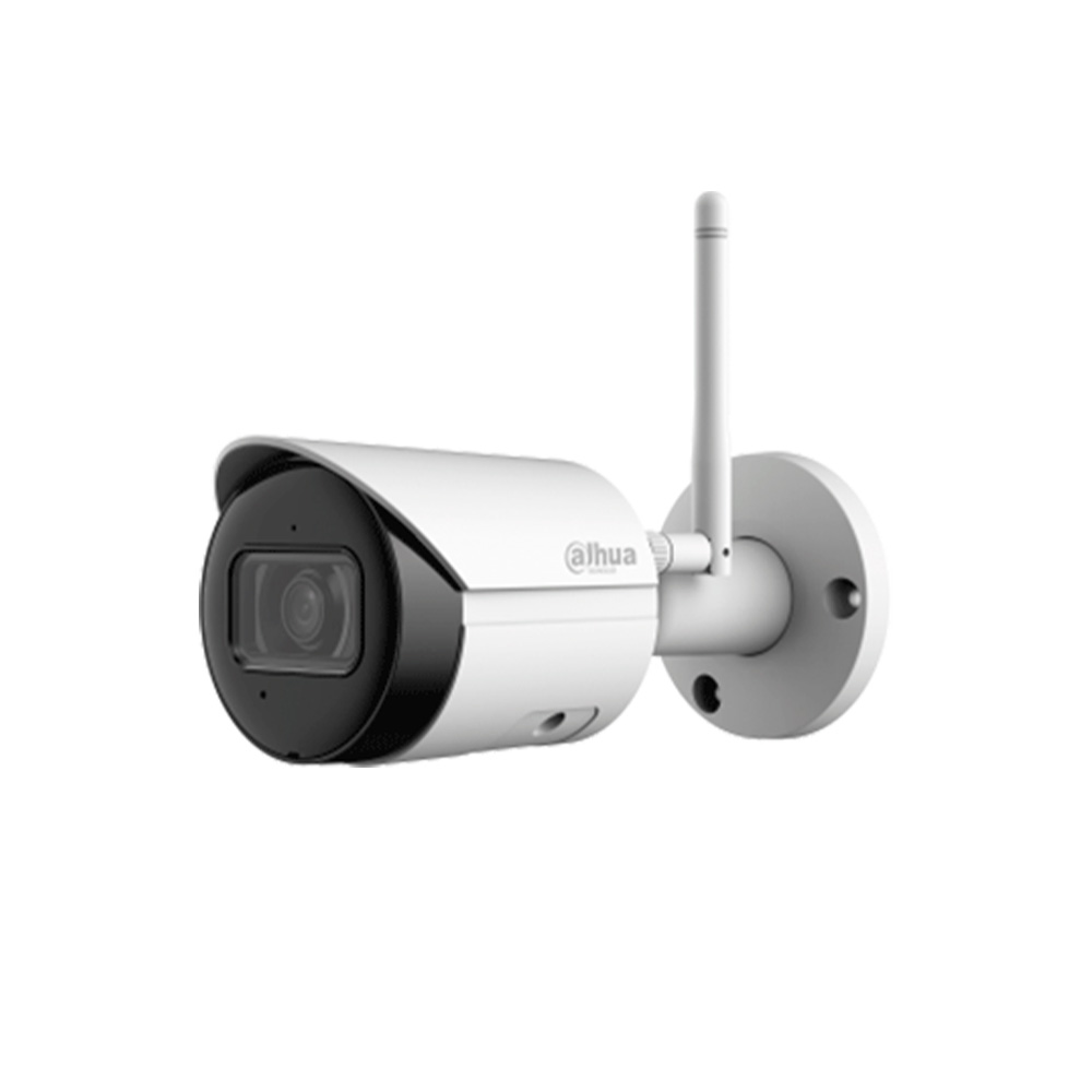 Cámara de red tipo bala Wi-Fi de 4 MP con infrarrojos y foco fijo Dahua