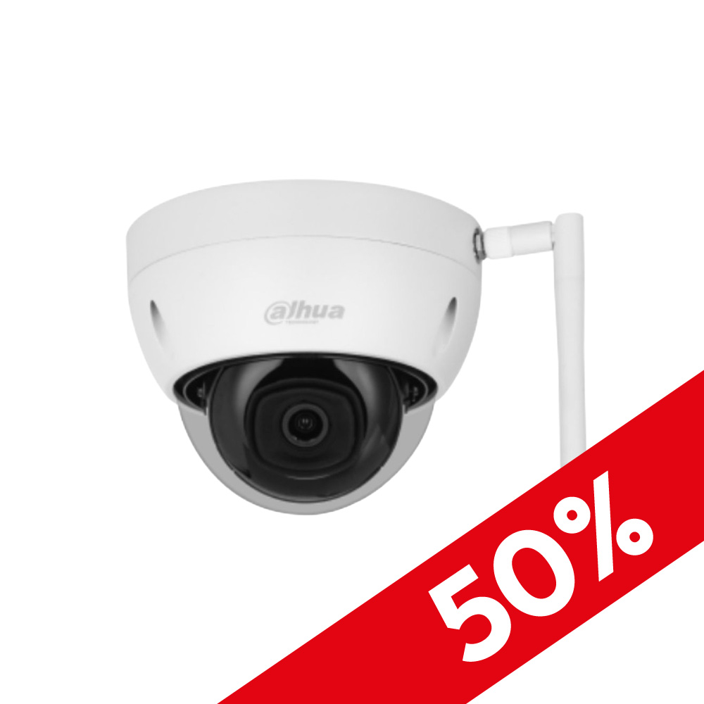Cámara Domo WIFI 4MP 2.8MM IP67 IK10 Dahua