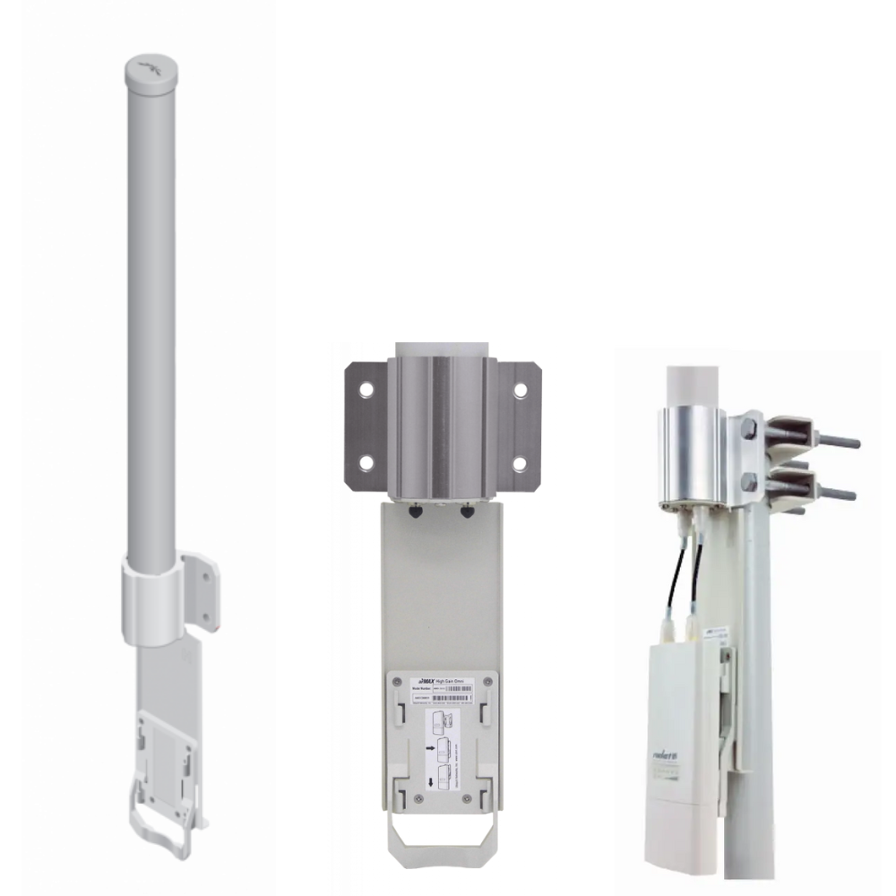 Antena Omnidireccional Ubiquiti AMO-5G13 de 13dBi, 5GHz, 2x2 MIMO
