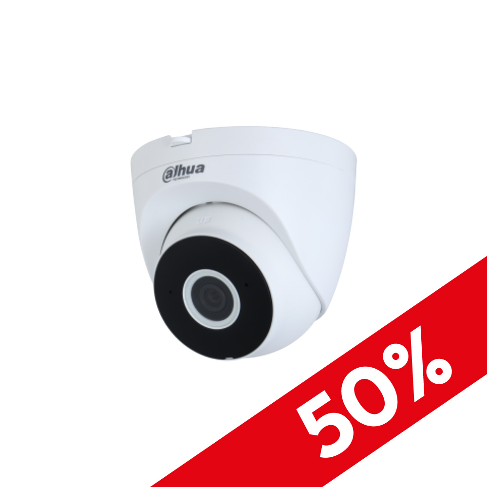 Cámara Domo IP Dahua WiFi de 2MP, Lente 2.8mm, IP67