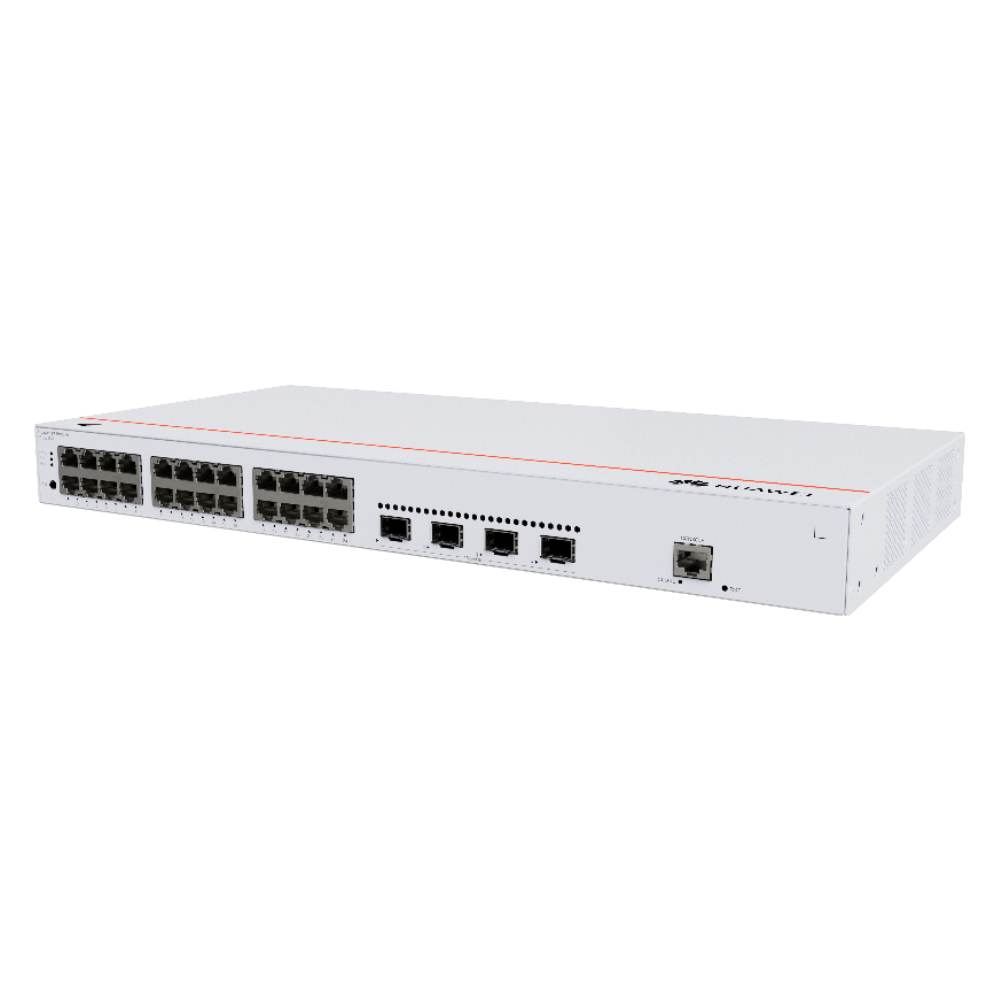 Switch 24 puertos ethernet Giga 4 puertos SFP administrable capa2+ Huawei Ekit