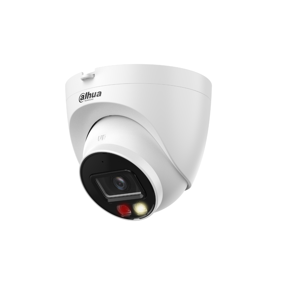 Cámara Domo IP de 4MP con IR/Luz Cálida Dahua