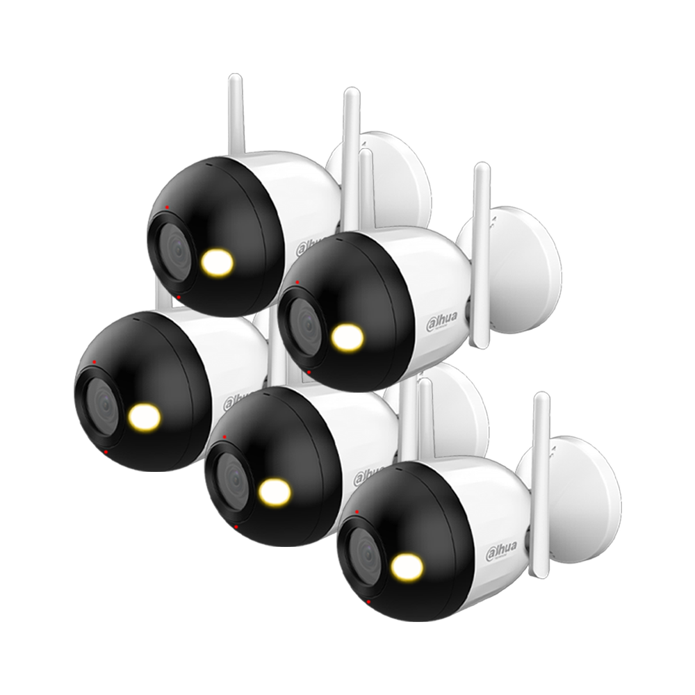 Oferta 5 X 4 Cámaras Bullet IP WIFI Full Color IP67 2MP DAHUA