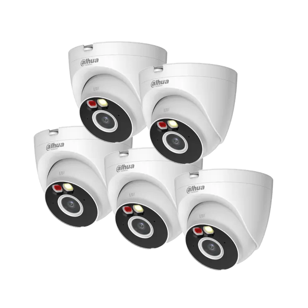 Oferta 5X4 CAMARAS DOMO WIFI DAHUA 2MP TIOC IR30M SPEAKER