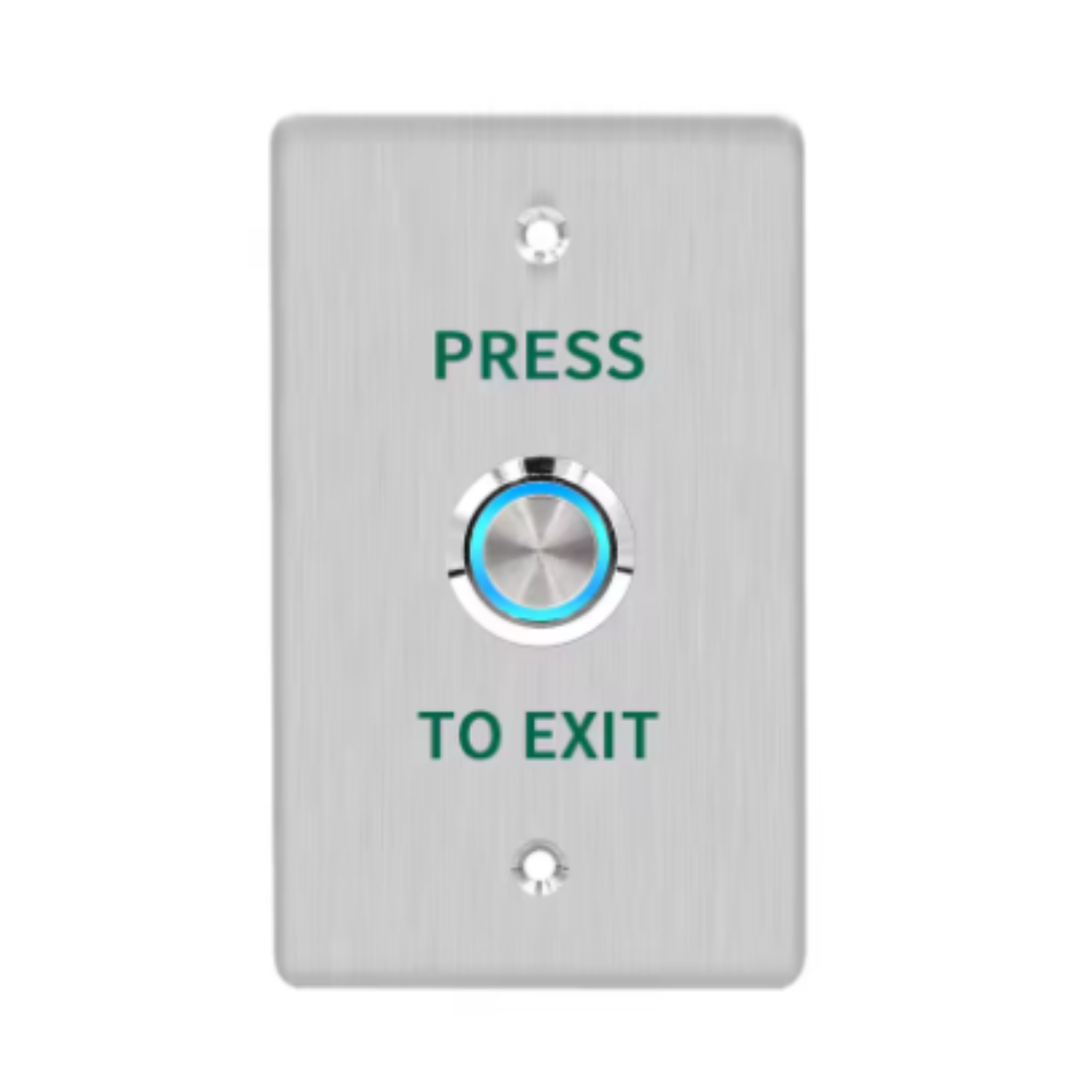 Botón pulsador para puerta impermeable