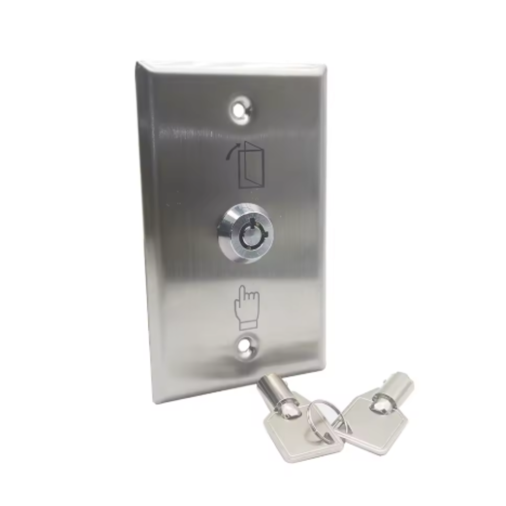 Botón de salida de emergencia de puerta con llave